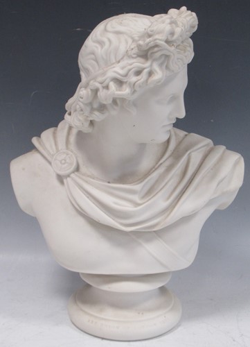 Lot 18 - A 19th century Art Union of London Parian bust...