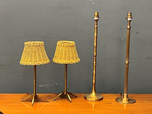 Lot 628 - Four lamps by Pooky, modern, to include a...