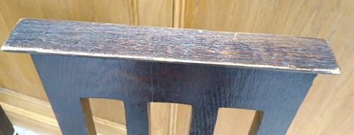 Lot 232 - A pair of Glasgow School oak side chairs