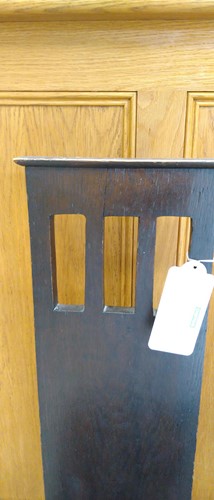 Lot 232 - A pair of Glasgow School oak side chairs