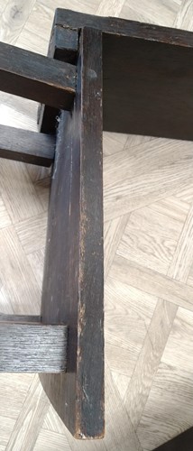 Lot 232 - A pair of Glasgow School oak side chairs