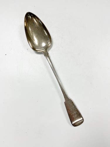 Lot 444 - Dublin - A George III silver basting spoon