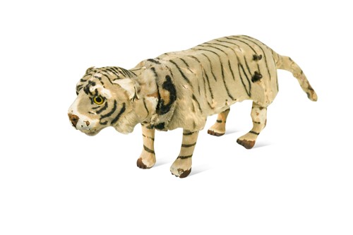 Lot 196 - A Roullet & Decamp clockwork tiger automaton, circa 1900-1910