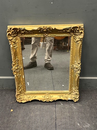 Lot 548 - 19th century gilt picture frame mirror 69 x 59cm