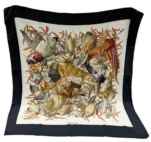 Lot 168 - A collection of four designer silk scarves