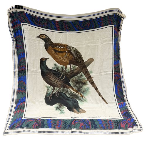 Lot 168 - A collection of four designer silk scarves