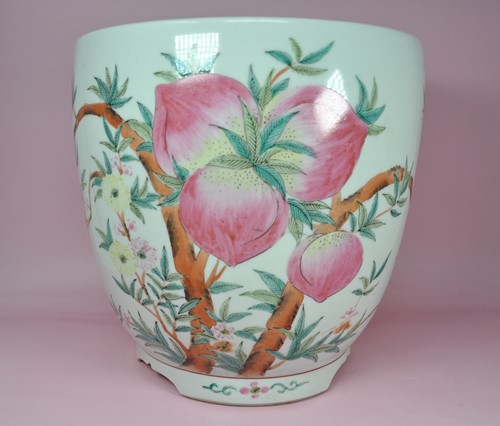 Lot 68 - A Chinese ceramic planter mid 20th century...