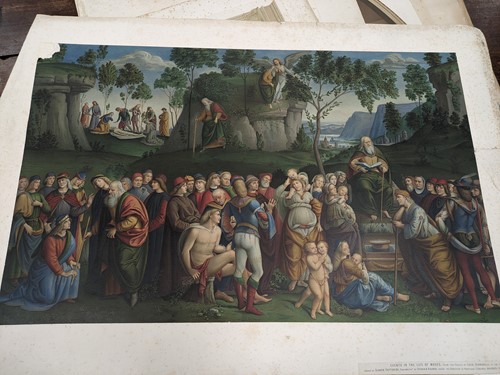 Lot 317 - Thirteen Unframed Arundel Society Chromolithographs