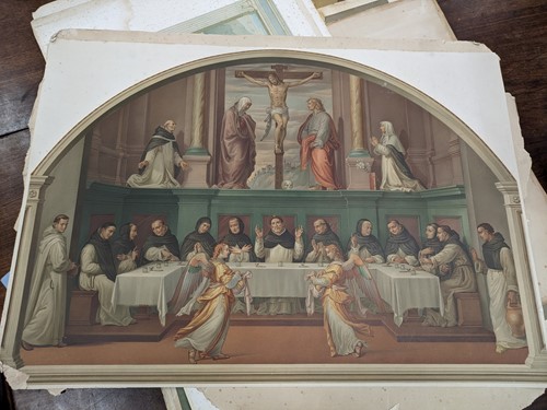 Lot 317 - Thirteen Unframed Arundel Society Chromolithographs