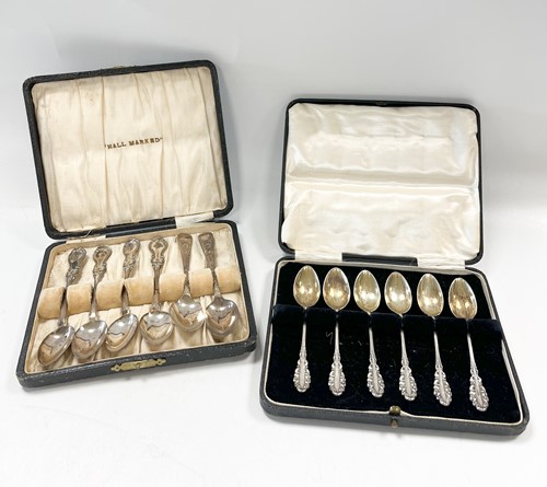 Lot 199 - A collection of silver flatware, 1895g...