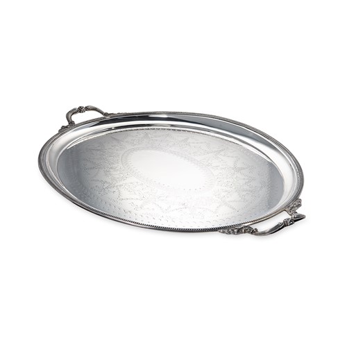Lot 369 - A Victorian silver two handled tray