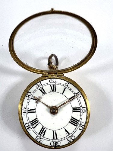 Lot 246 - Ralph Threlkeld, London - An early 18th century gold pair cased pocket watch