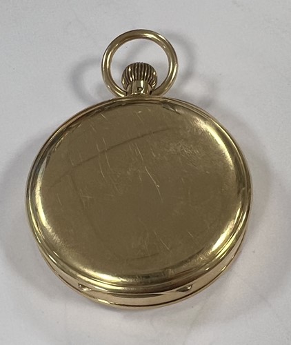 Lot 229 - Dent, London - An early 20th century 18ct gold open faced pocket watch