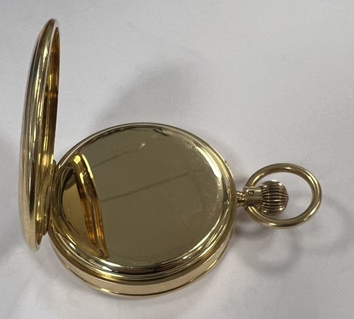 Lot 229 - Dent, London - An early 20th century 18ct gold open faced pocket watch