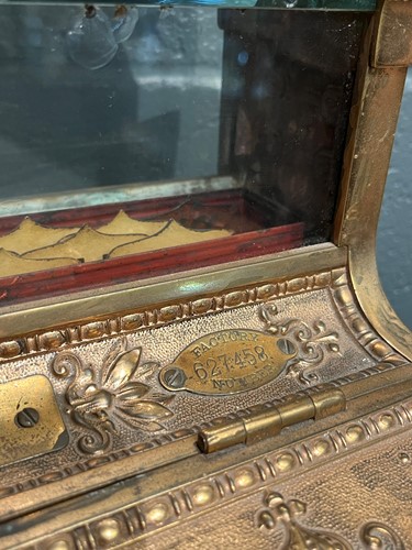 Lot 320 - A National gilt brass cash register, early 20th century