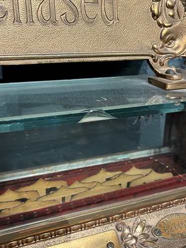 Lot 320 - A National gilt brass cash register, early 20th century