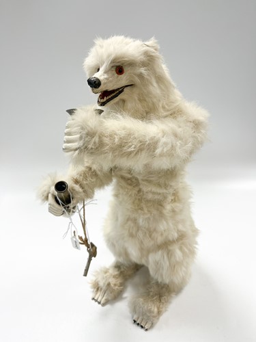 Lot 197 - A Roullet & Decamps musical drinking polar bear automaton, early 20th century