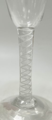 Lot 372 - A heavy baluster wine glass, early 18th century
