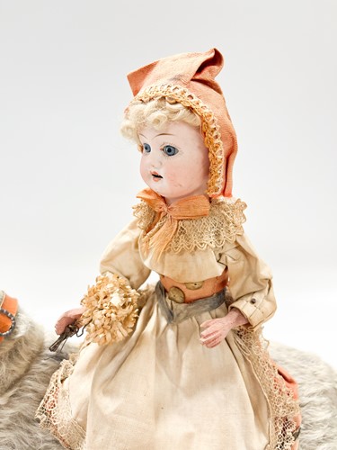 Lot 191 - A German model of Little Red Riding Hood and the Wolf, early 20th century