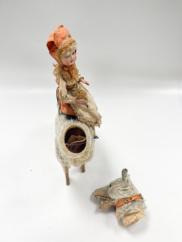 Lot 191 - A German model of Little Red Riding Hood and the Wolf, early 20th century