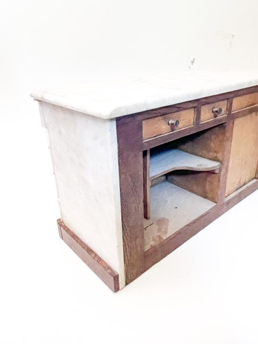 Lot 241 - A miniature French butcher's counter