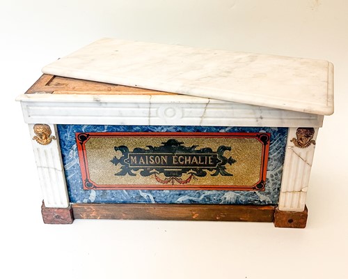 Lot 241 - A miniature French butcher's counter