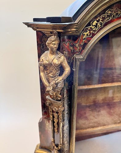 Lot 285 - A French boullework table cabinet, early 18th century and later