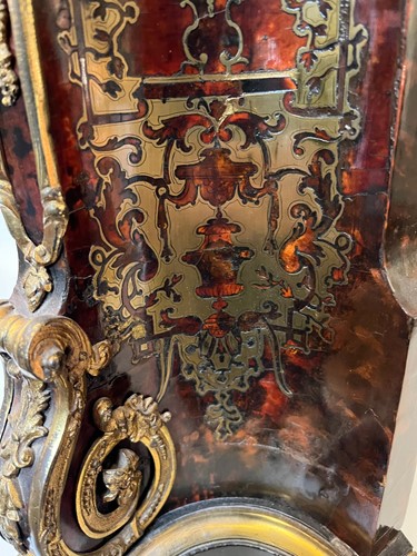 Lot 285 - A French boullework table cabinet, early 18th century and later