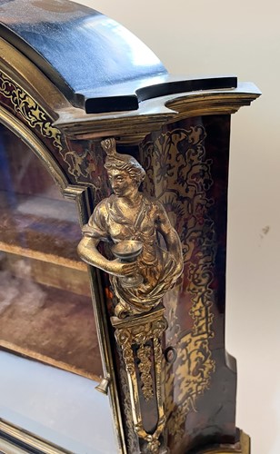 Lot 285 - A French boullework table cabinet, early 18th century and later