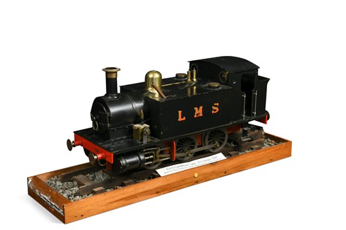 Lot 201 - A modern live steam model Caladonian Tank locomotive, dated 1987