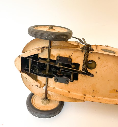 Lot 169 - JEP (France) clockwork model toy race car, 1930s