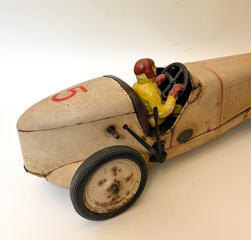 Lot 169 - JEP (France) clockwork model toy race car, 1930s