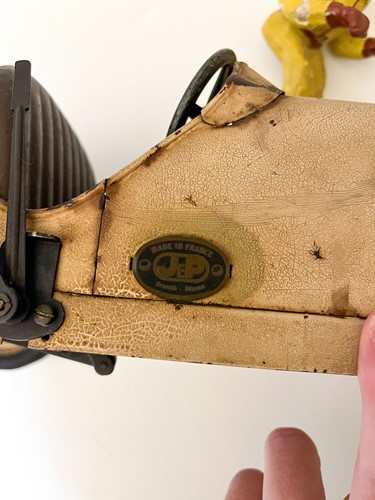 Lot 169 - JEP (France) clockwork model toy race car, 1930s