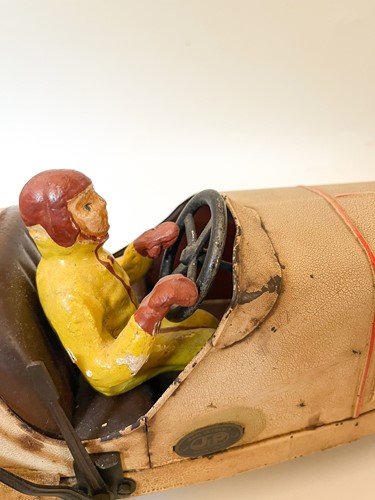 Lot 169 - JEP (France) clockwork model toy race car, 1930s
