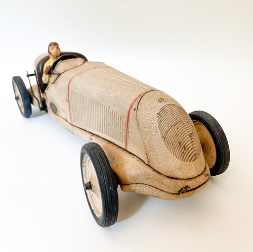 Lot 169 - JEP (France) clockwork model toy race car, 1930s
