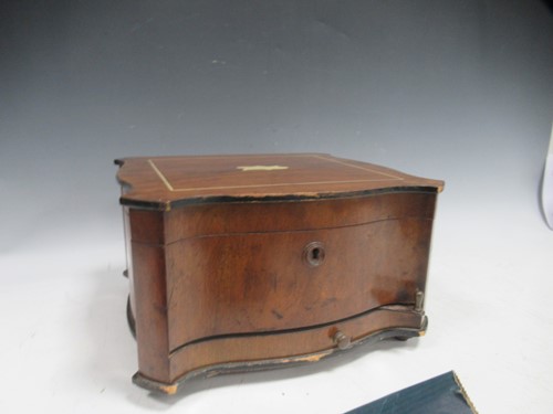 Lot 101 - A Polyphon disc musical box, serpentine shaped...