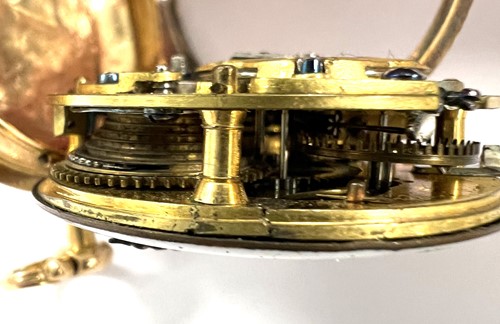 Lot 181 - Romilly, Paris - An 18th century open faced pocket watch