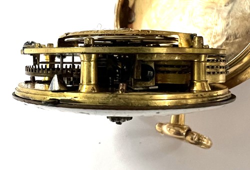 Lot 181 - Romilly, Paris - An 18th century open faced pocket watch