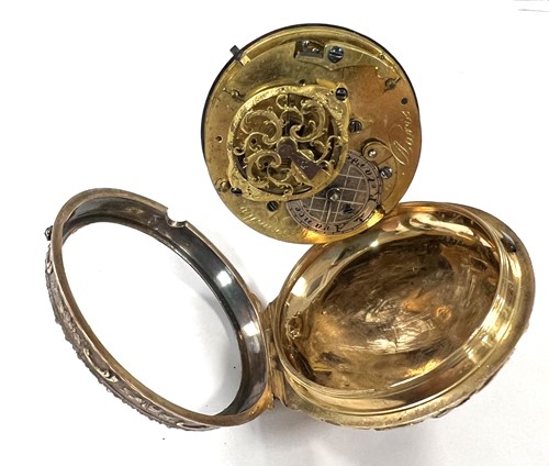 Lot 181 - Romilly, Paris - An 18th century open faced pocket watch