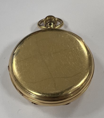 Lot 236 - Unsigned - A Victorian 18ct gold hunter pocket watch