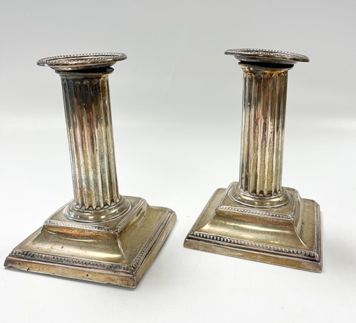 Lot 185 - A pair of Victorian silver library...