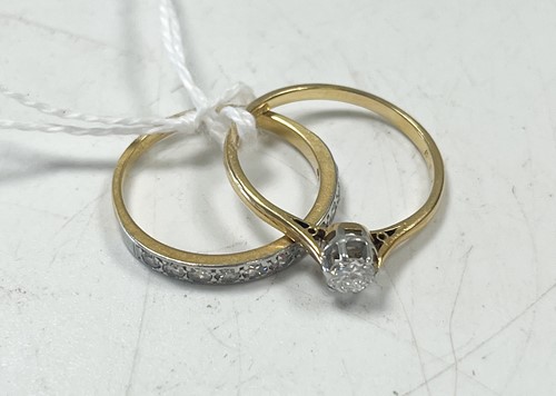 Lot 168 - A single stone diamond ring, estimated...