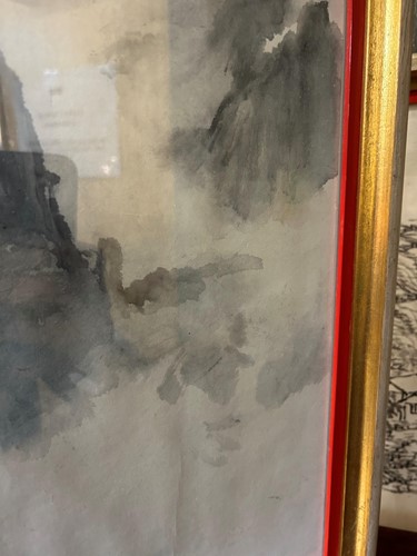 Lot 34 - Lo Ming (Chinese 20th century), Huangshan mountains in mist