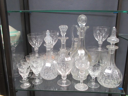 Lot 56 - Various 19th century and later decanters and...