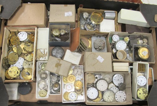 Lot 138 - A collection of various watch makers parts and...
