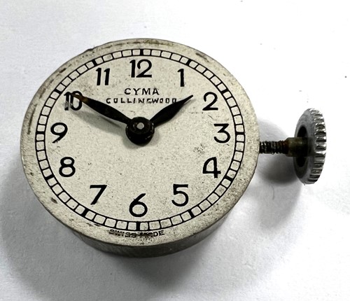 Lot 200 - Cyma for Collingwood & Company - A diamond set cocktail watch on a later 9ct gold bracelet