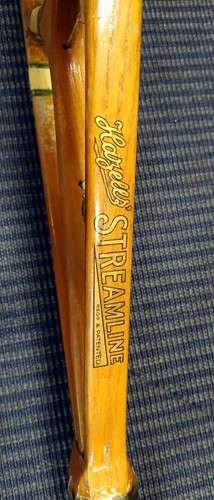 Lot 114 - Hazells' Streamline patent tennis racquet with...