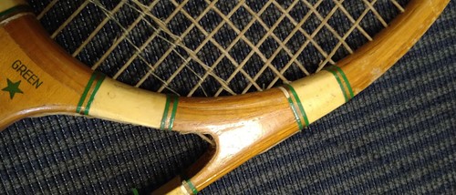 Lot 114 - Hazells' Streamline patent tennis racquet with...