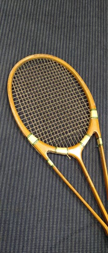Lot 114 - Hazells' Streamline patent tennis racquet with...