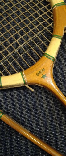 Lot 114 - Hazells' Streamline patent tennis racquet with...